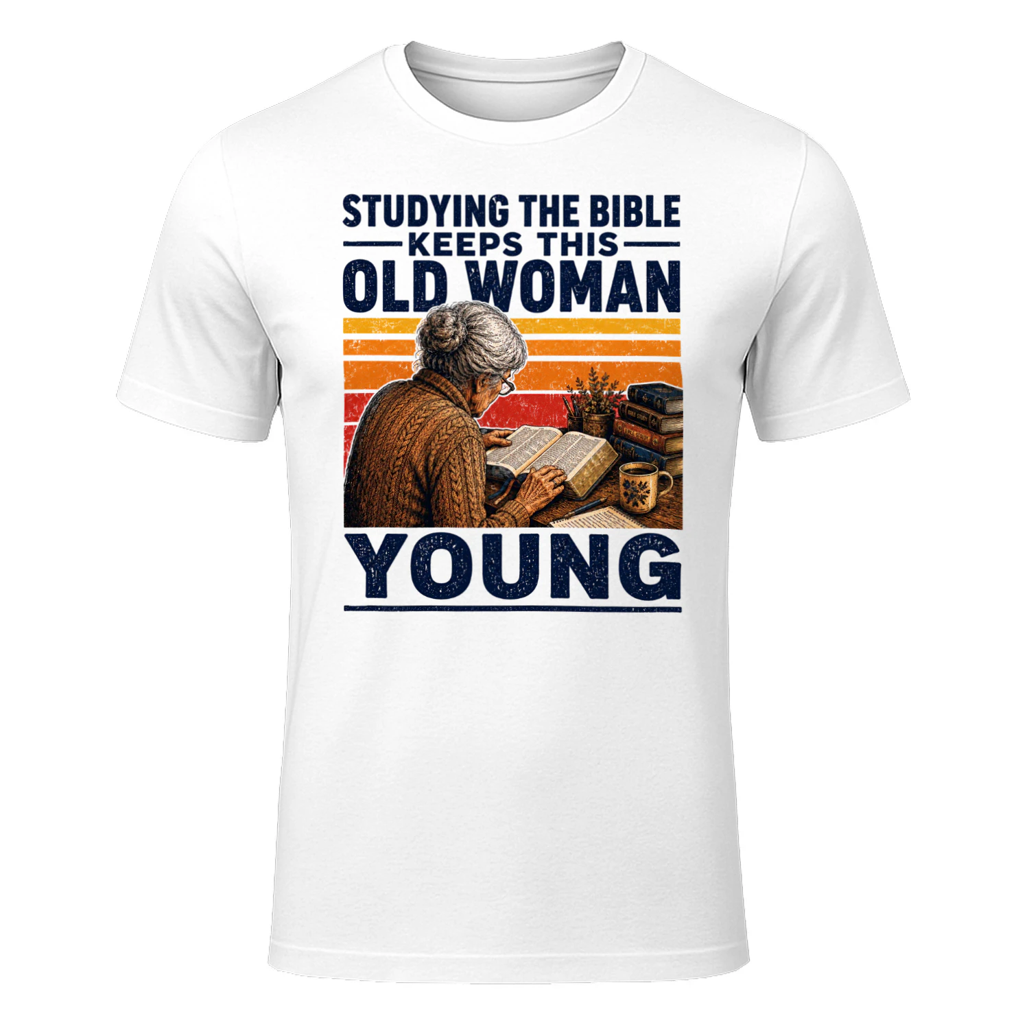 TEU0698 The Bible Old Woman Young