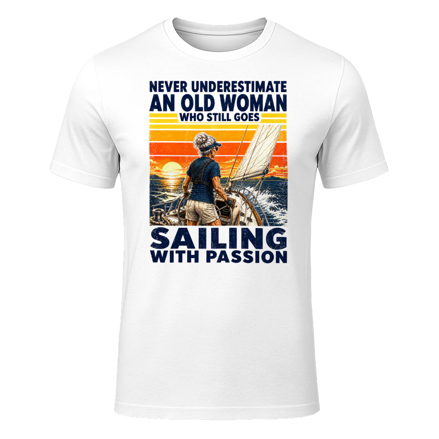 TEU1084 Woman Sailing