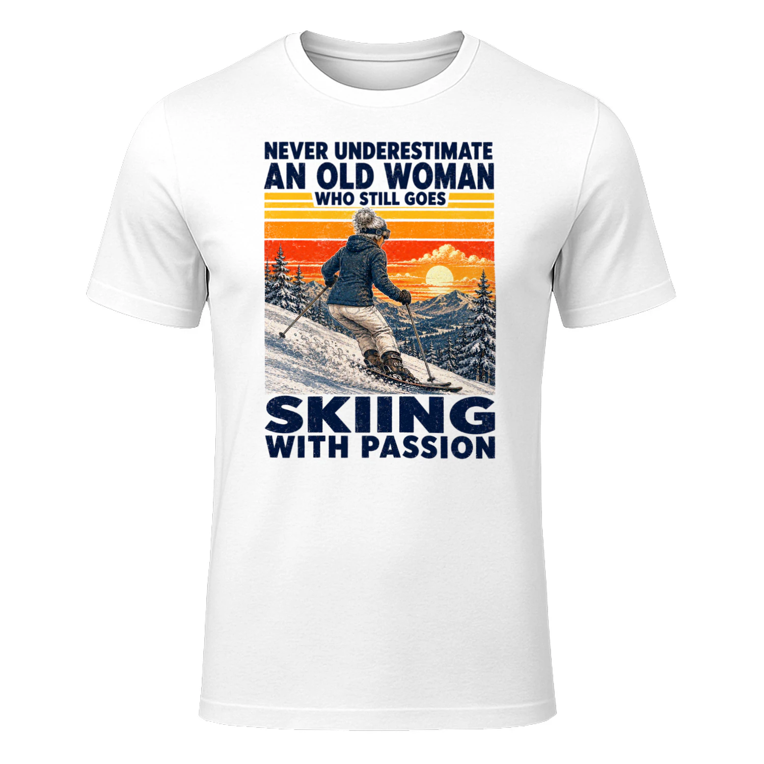 TEU1087 Woman Skiing