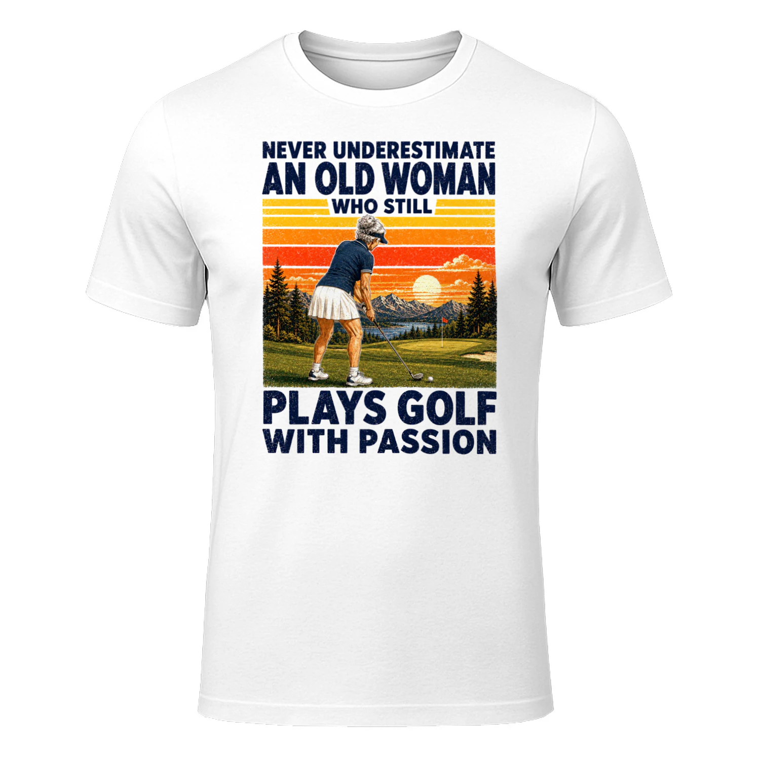 TEU1076 Woman Plays Golf