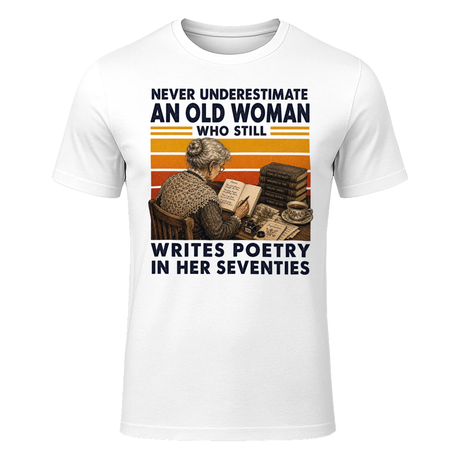 TEU0349 Woman Writes Poetry