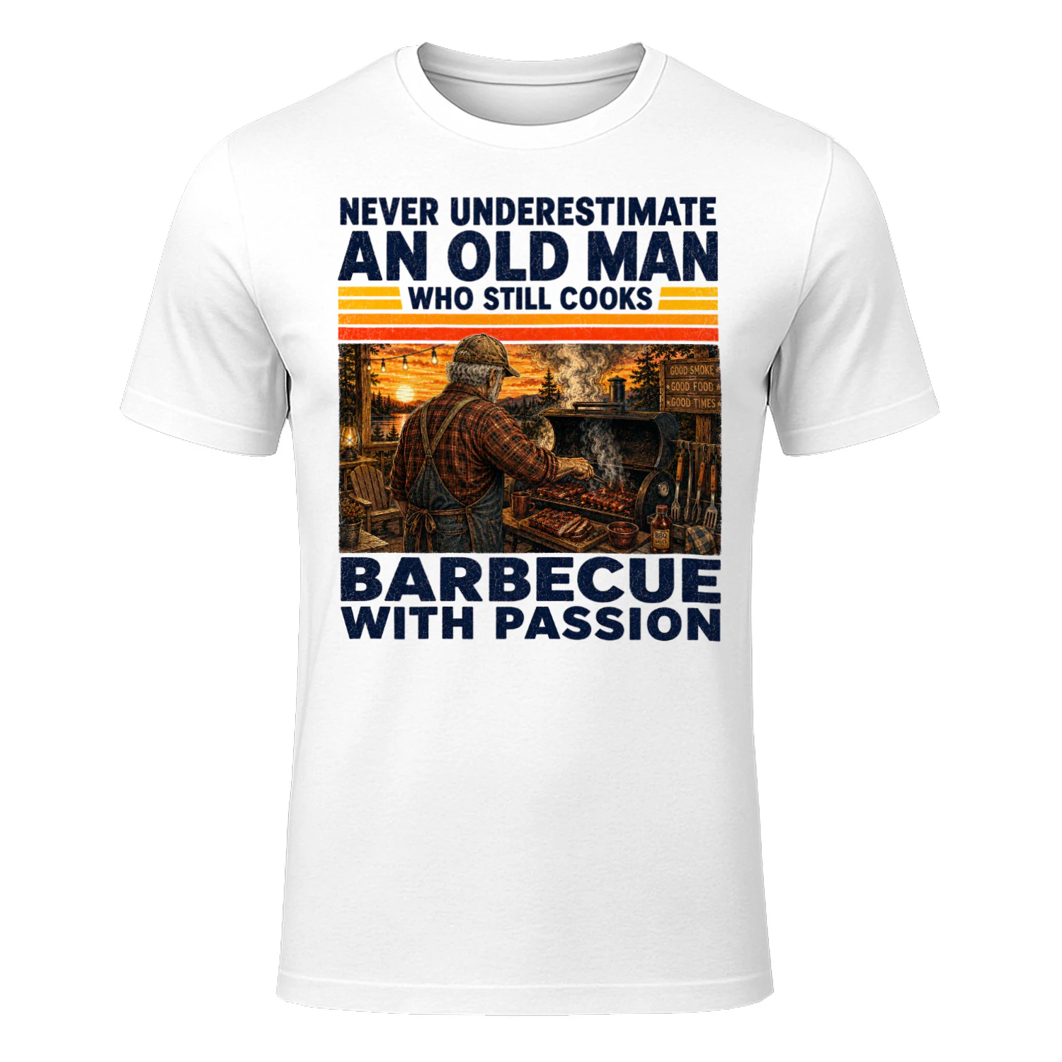 TEU1119 Man Barbecue