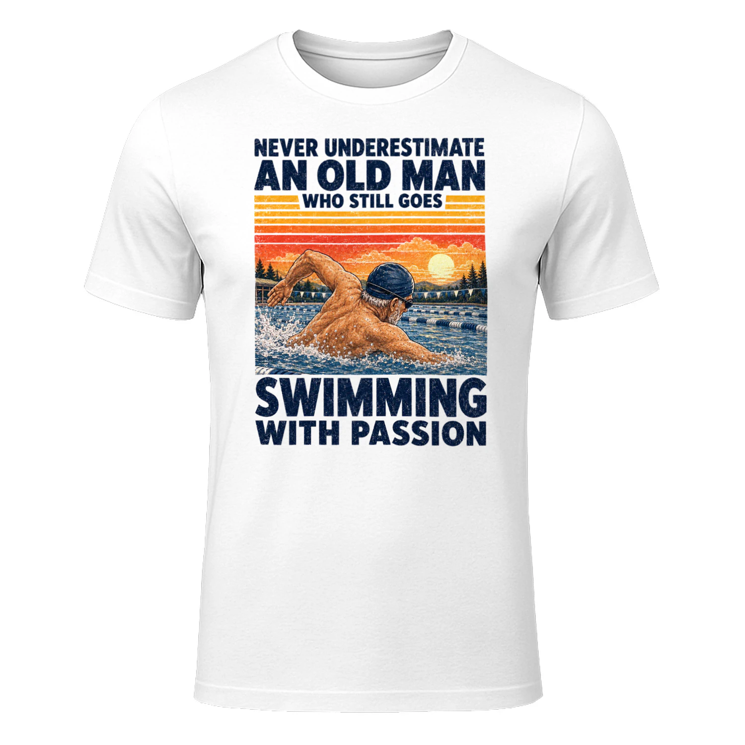 TEU1037 Man Swimming