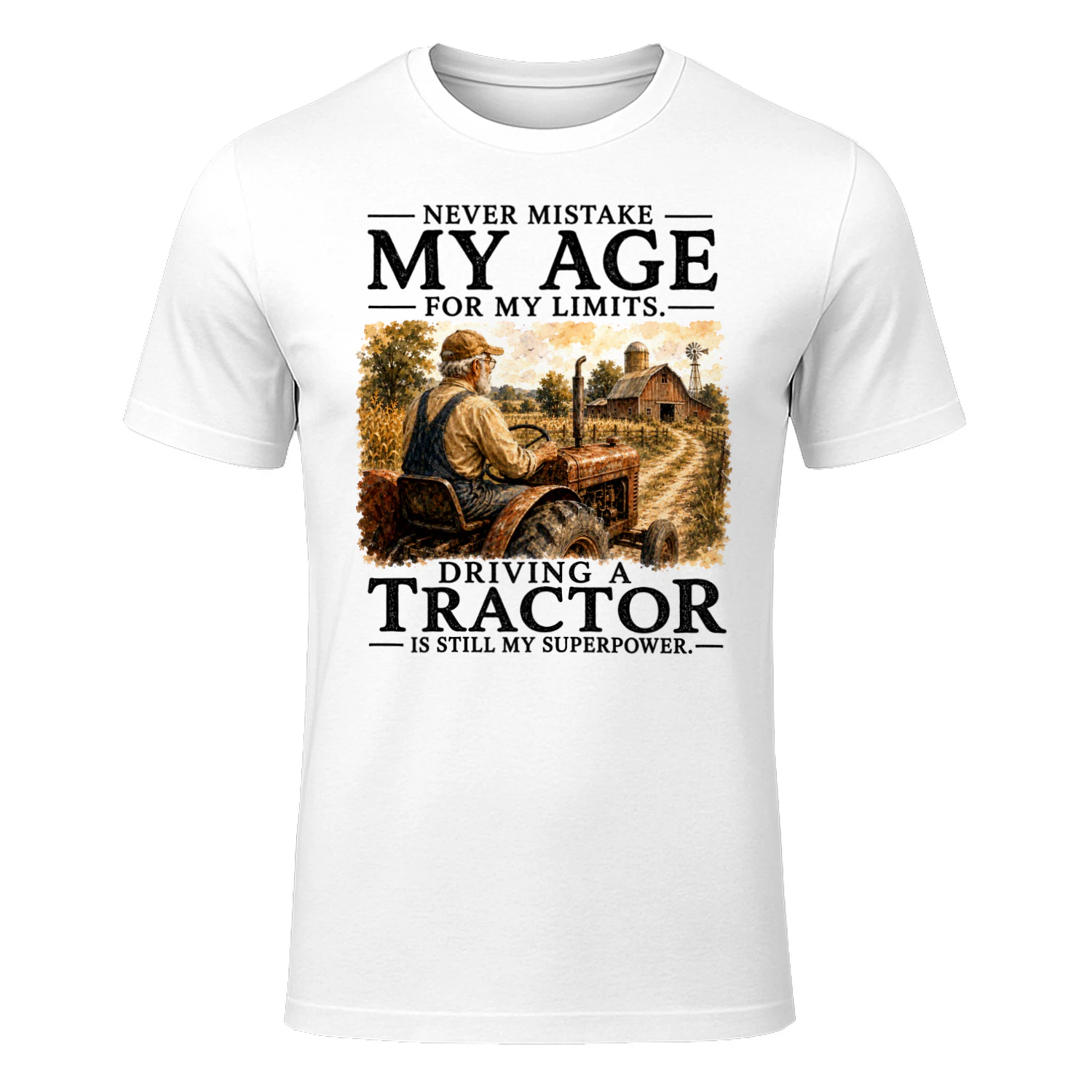 TEU0586 My Age - Driving A Tractor
