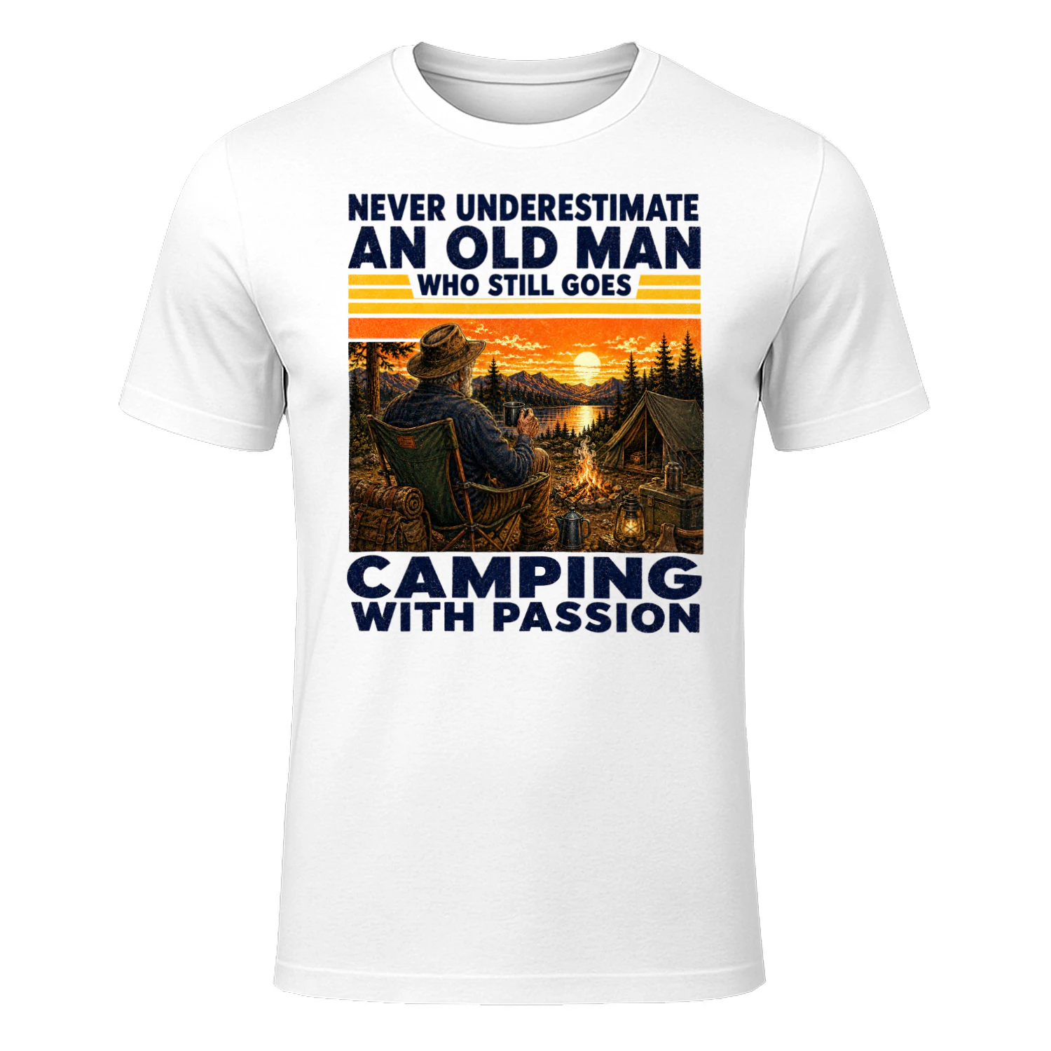 TEU1124 Man Camping