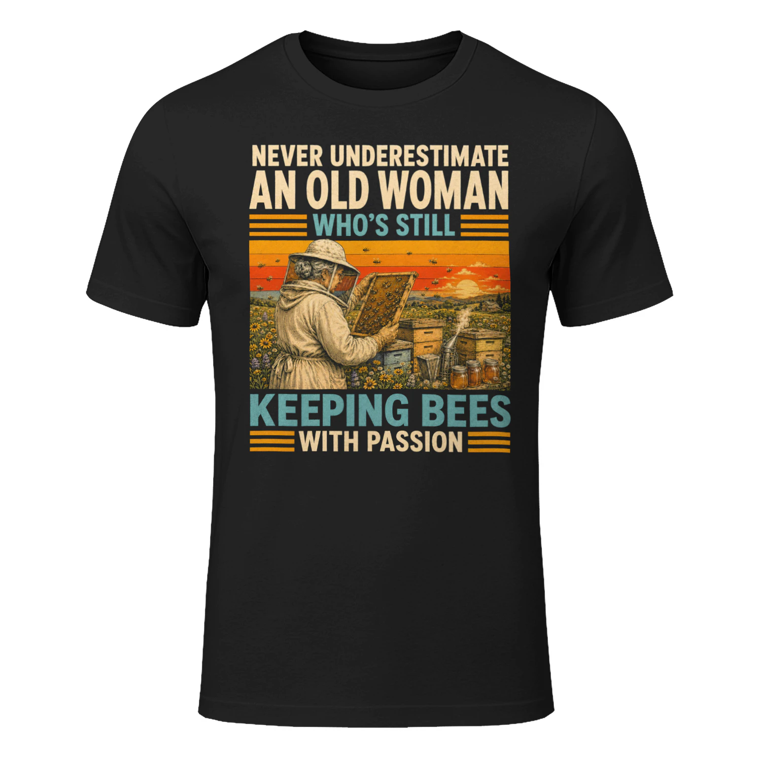 TEU0397 Woman Keeping Bees