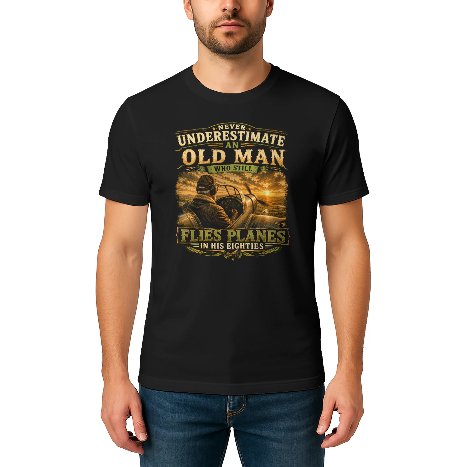 TEU0619 Flies Planes In His Eighties