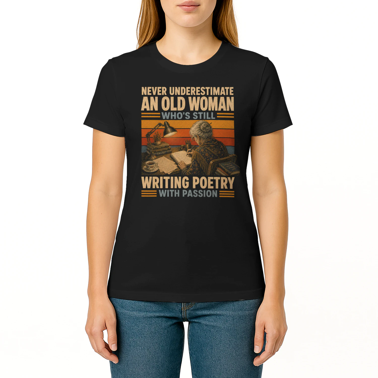 TEU0352 Woman Writing Poetry