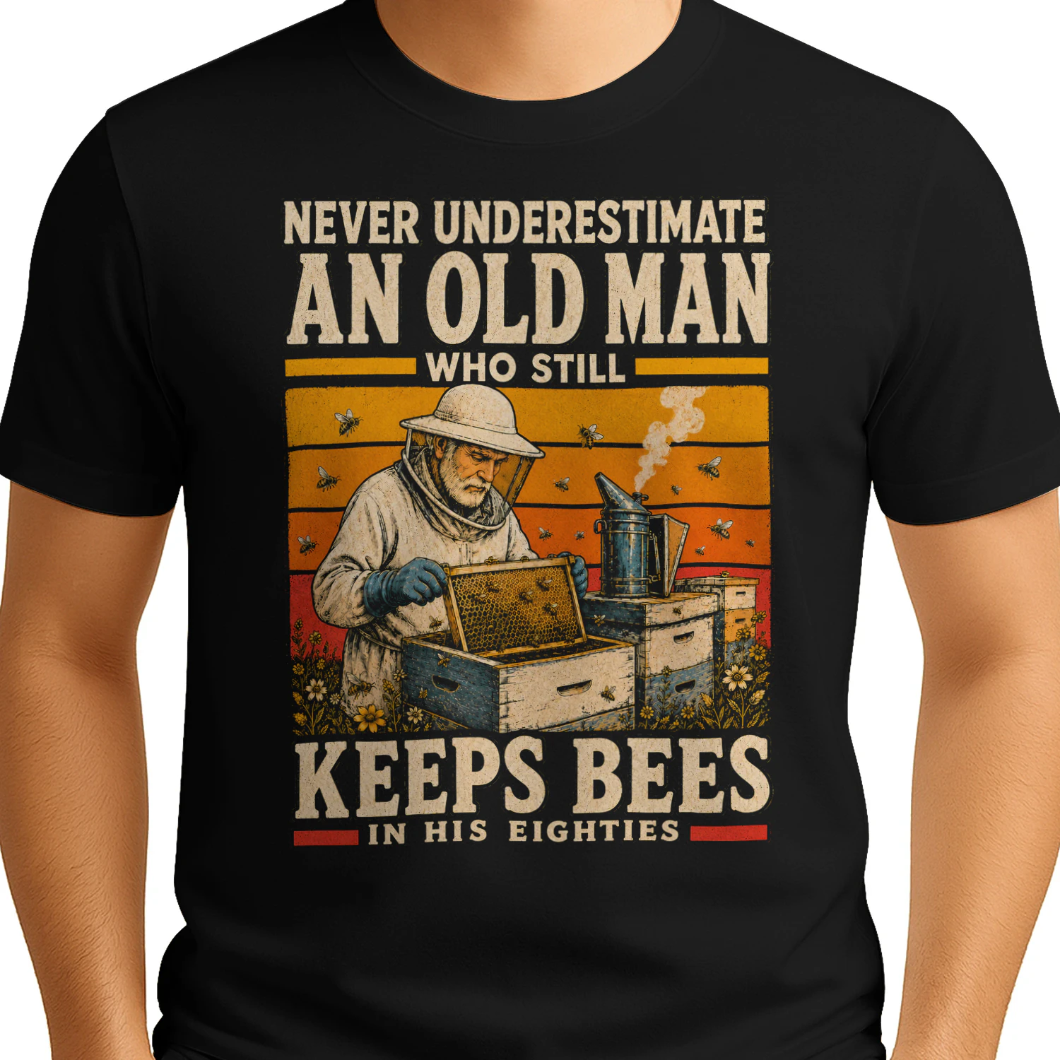 TEU0621 Keeps Bees In His Eighties