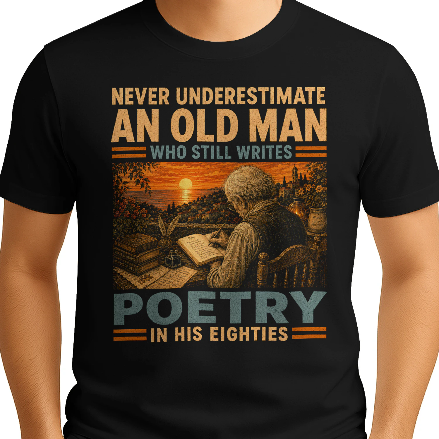 TEU0565 Poetry In His Eighties