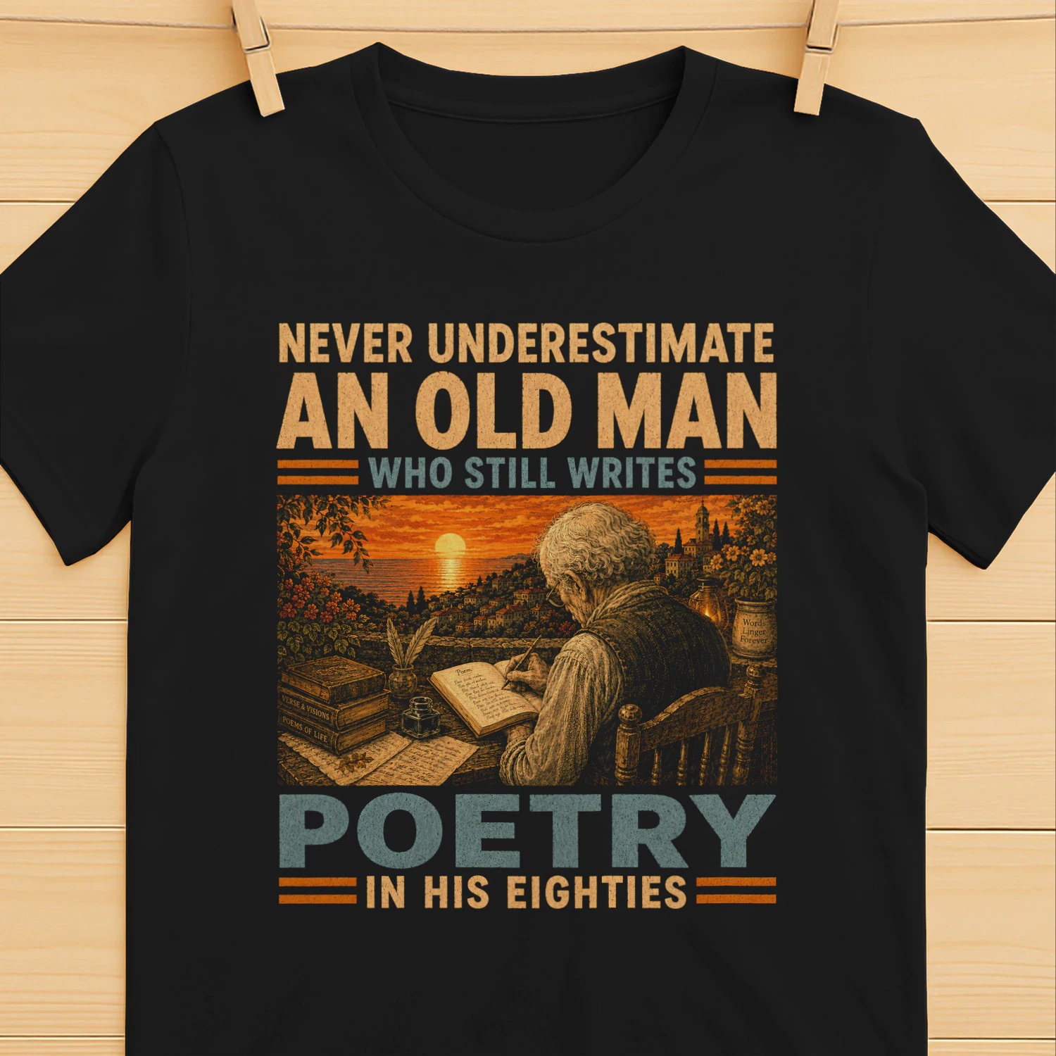TEU0565 Poetry In His Eighties