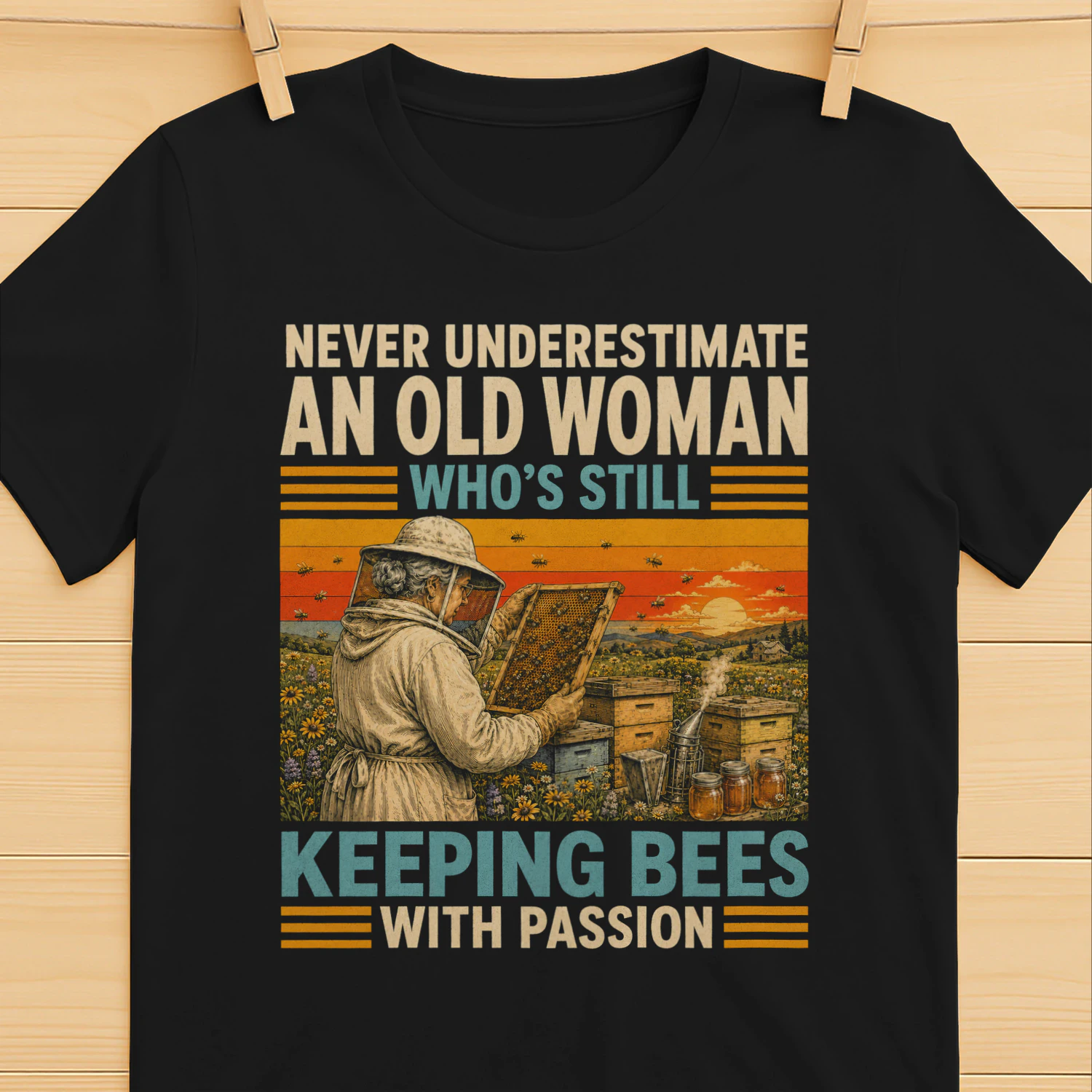 TEU0397 Woman Keeping Bees