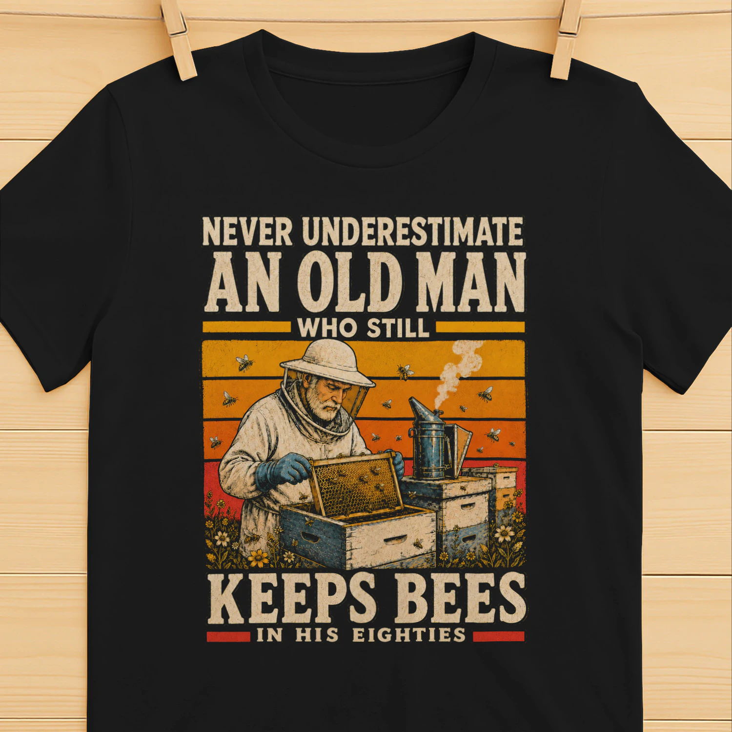 TEU0621 Keeps Bees In His Eighties