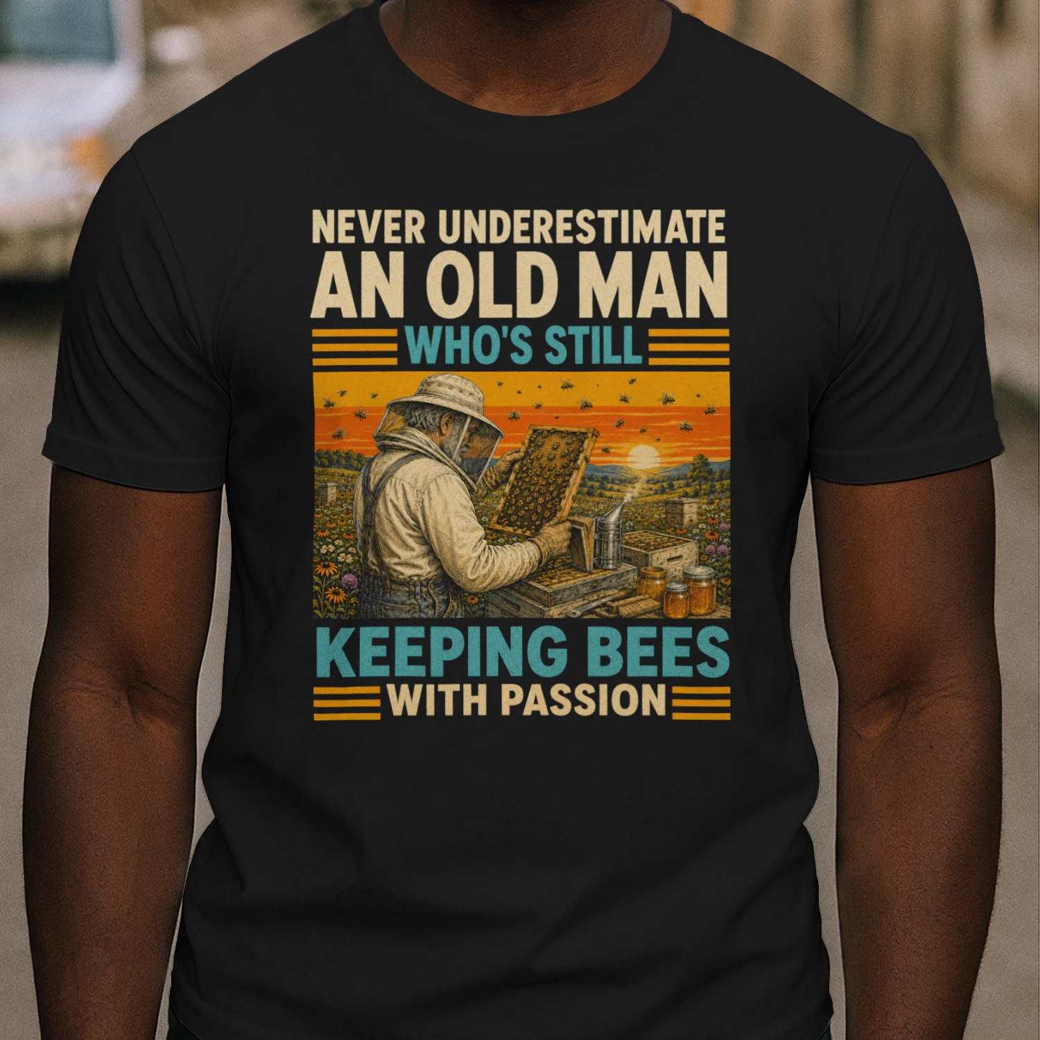 TEU0395 Man Keeping Bess