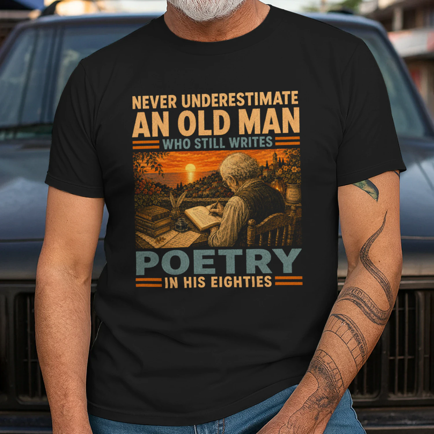 TEU0565 Poetry In His Eighties