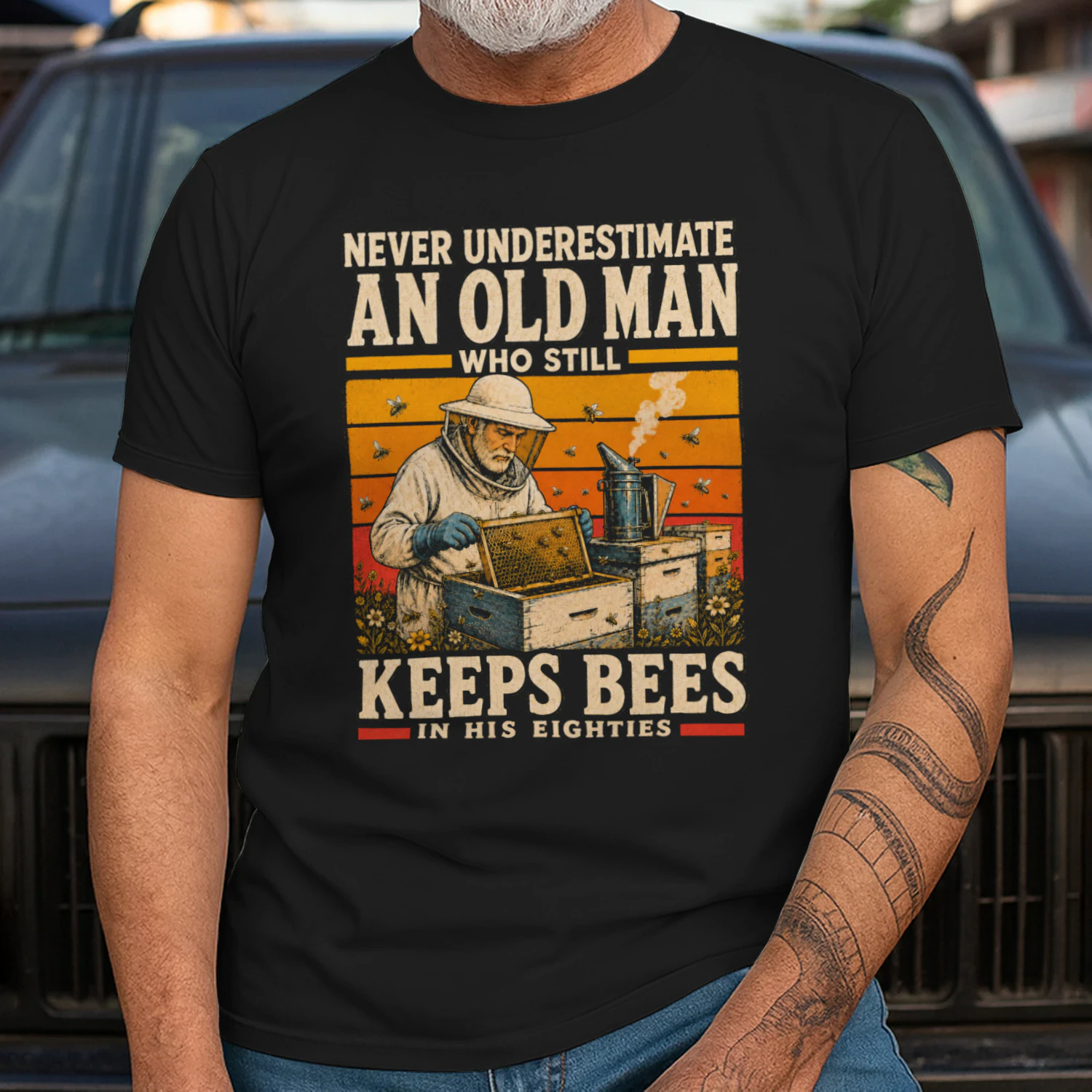 TEU0621 Keeps Bees In His Eighties
