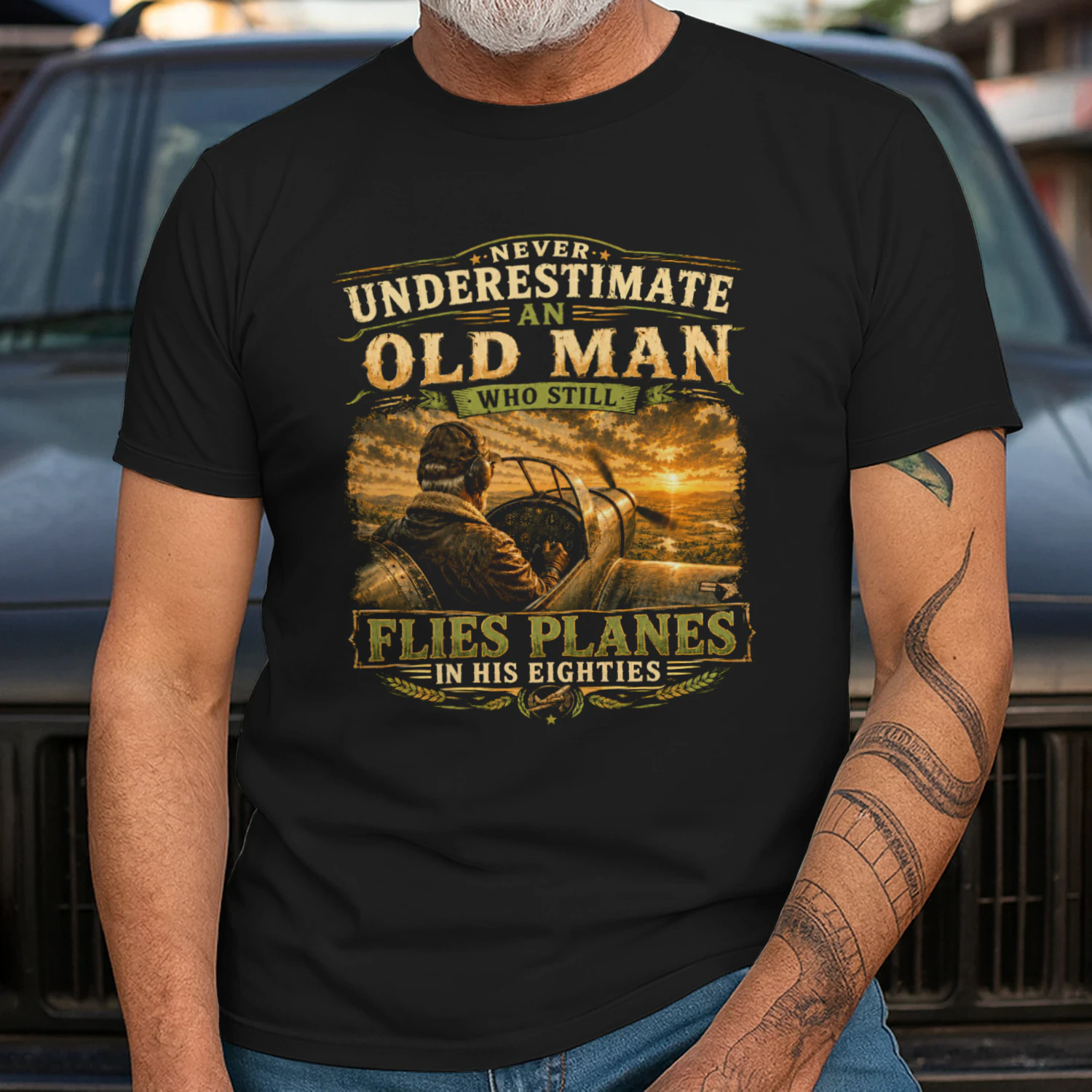 TEU0619 Flies Planes In His Eighties
