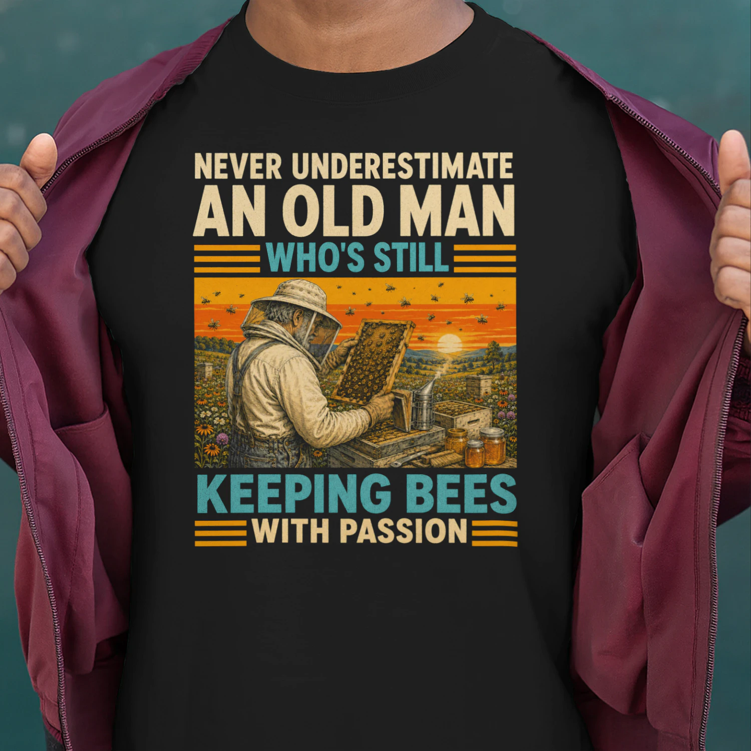 TEU0395 Man Keeping Bess