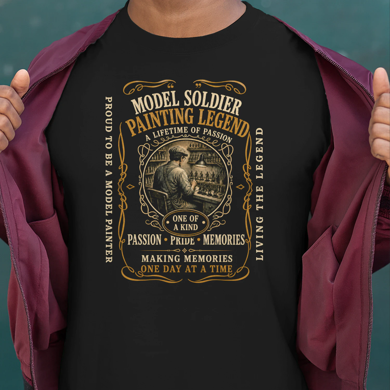 TEU0969 Model Soldier Painting Legend