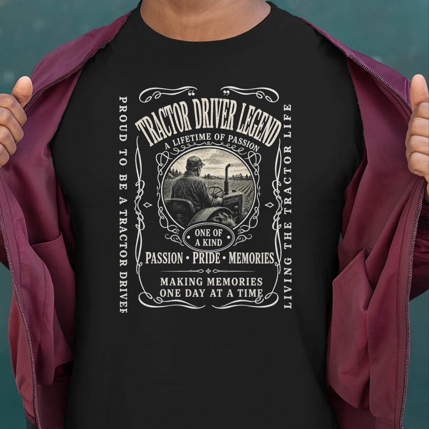 TEU0973 Tractor Driver Legend