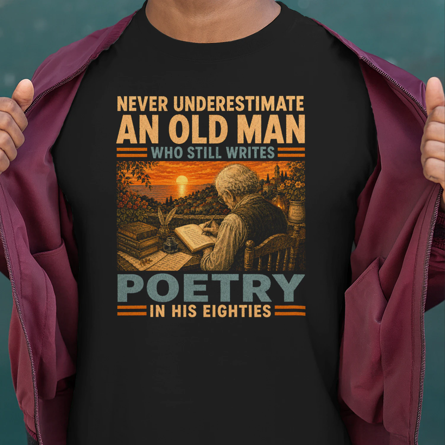 TEU0565 Poetry In His Eighties