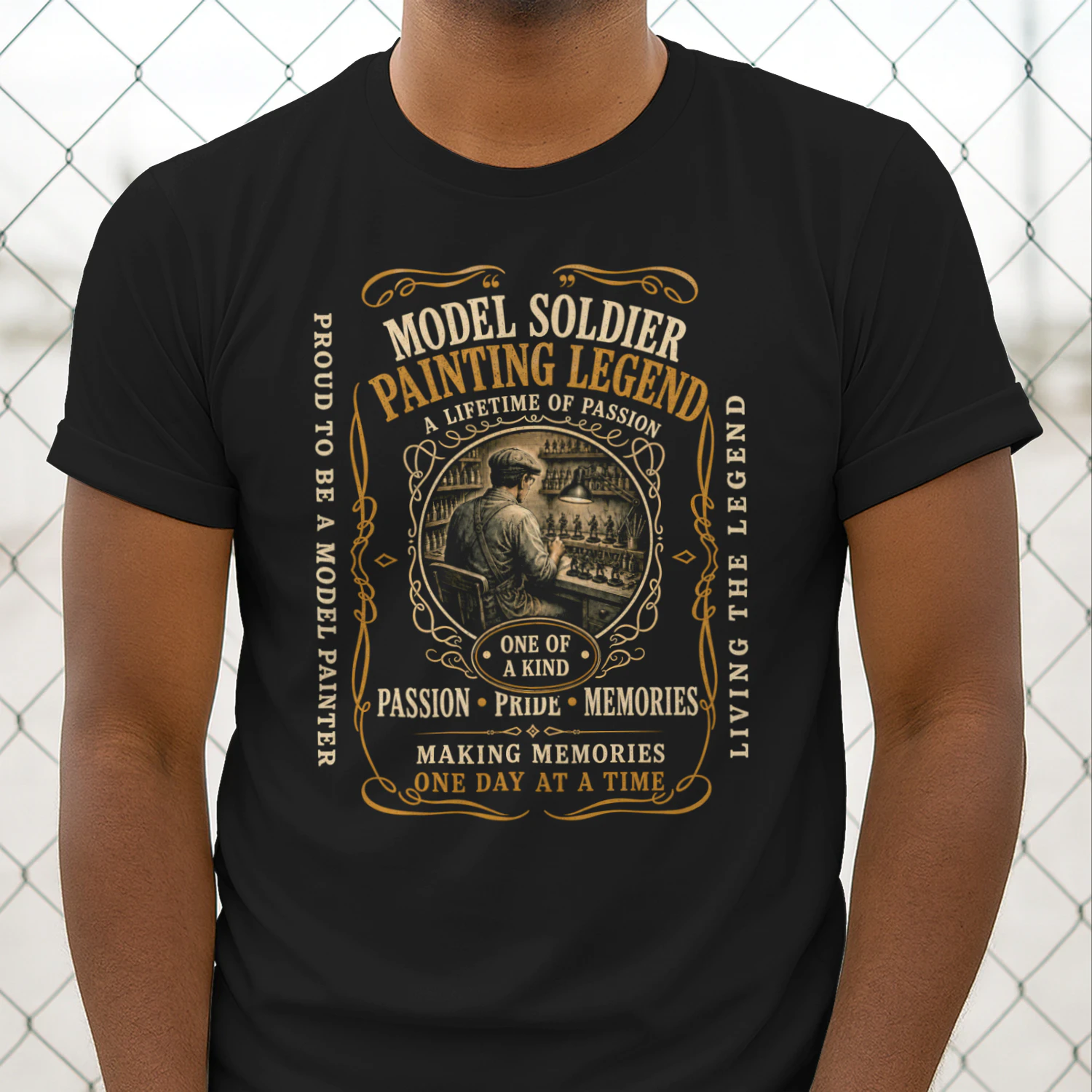 TEU0969 Model Soldier Painting Legend