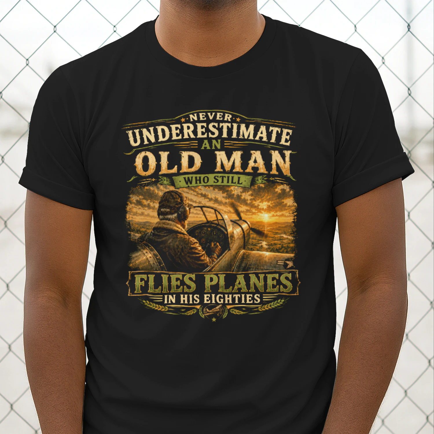 TEU0619 Flies Planes In His Eighties
