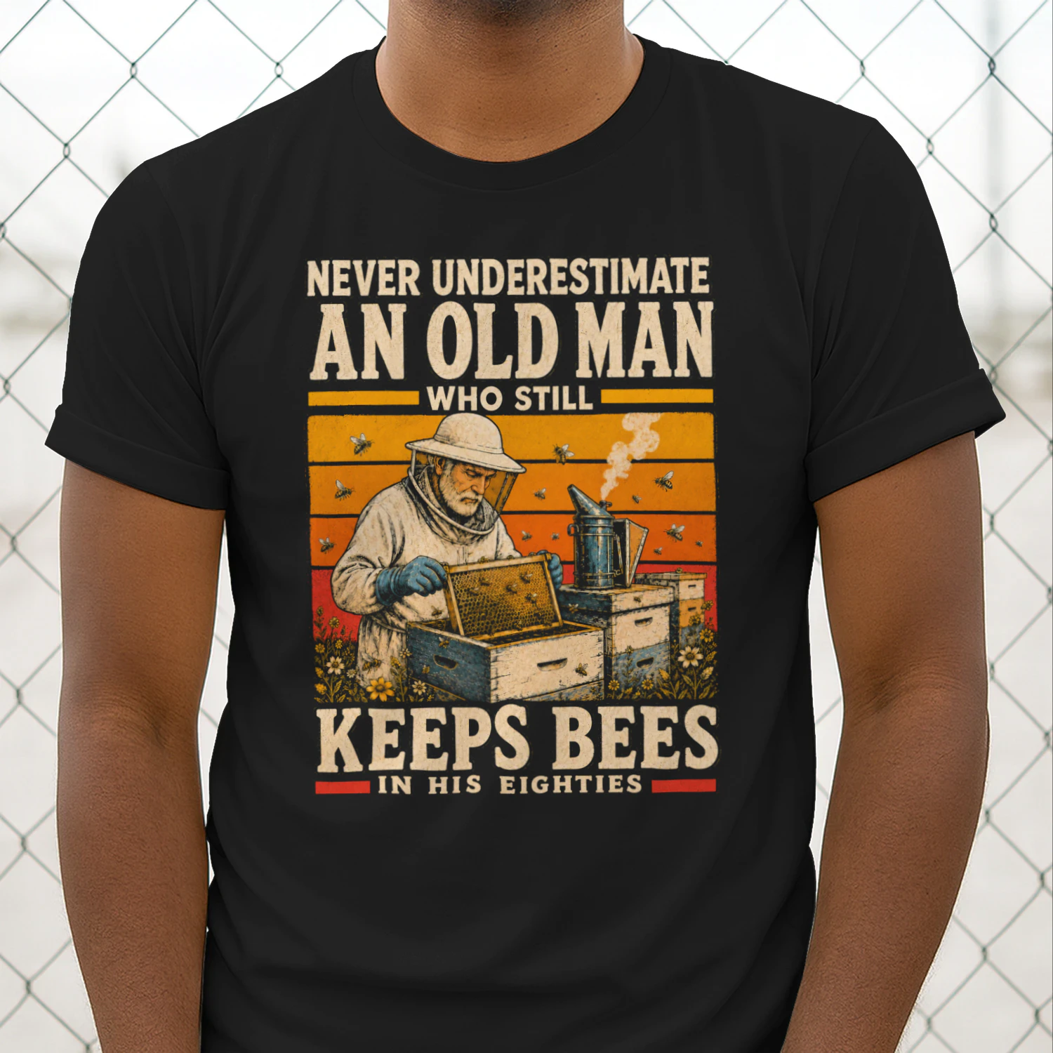 TEU0621 Keeps Bees In His Eighties