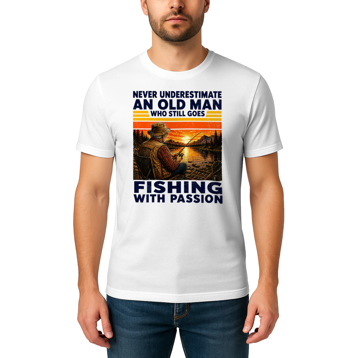 TEU1134 Man Fishing