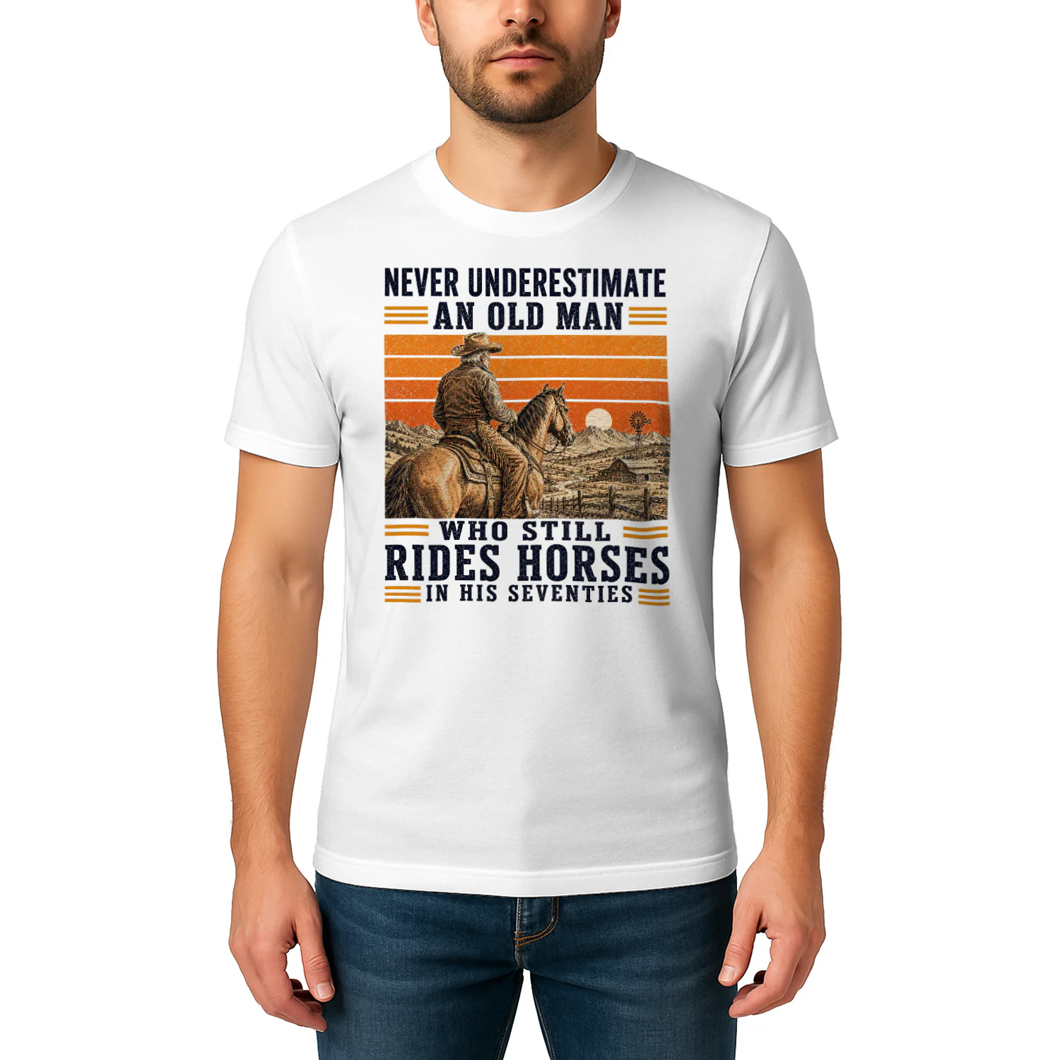 TEU0475 Rides Horses