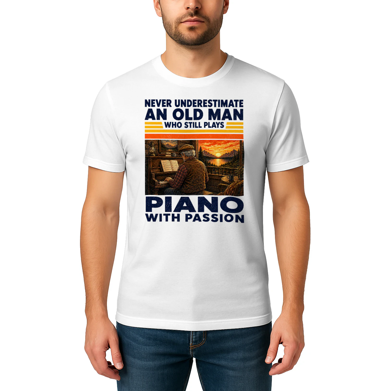 TEU1152 Man Piano