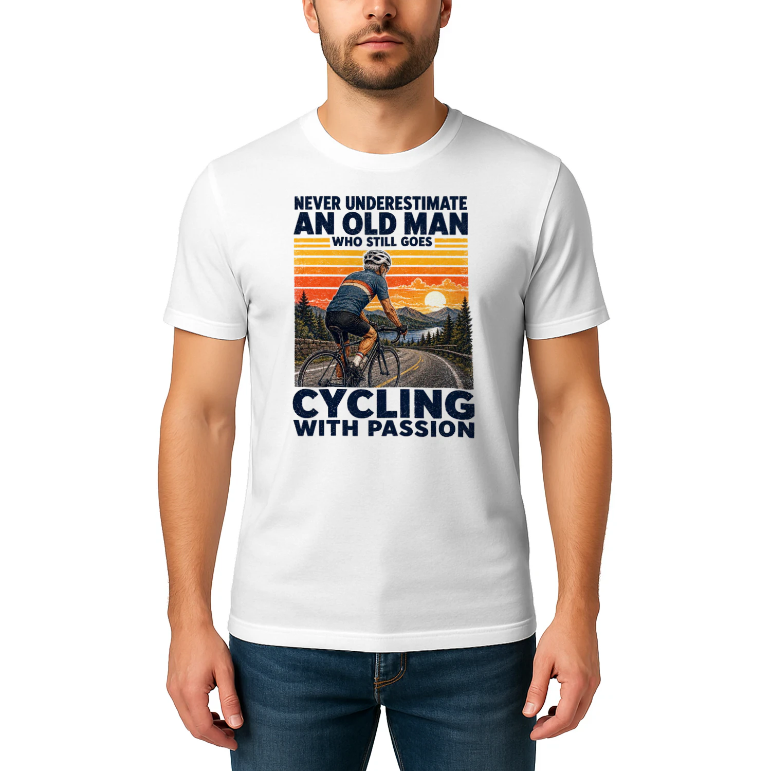 TEU1026 Man Cycling