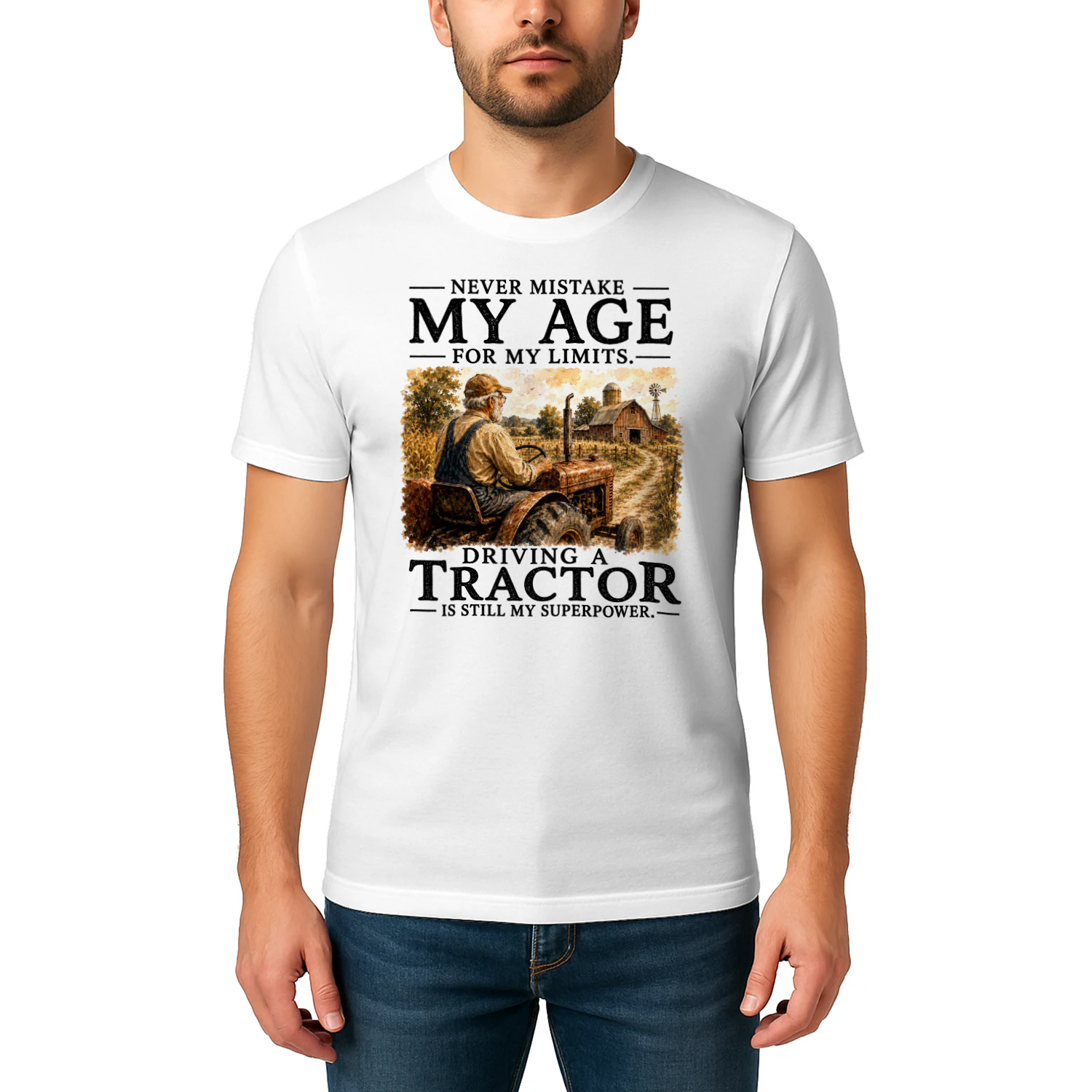 TEU0586 My Age - Driving A Tractor