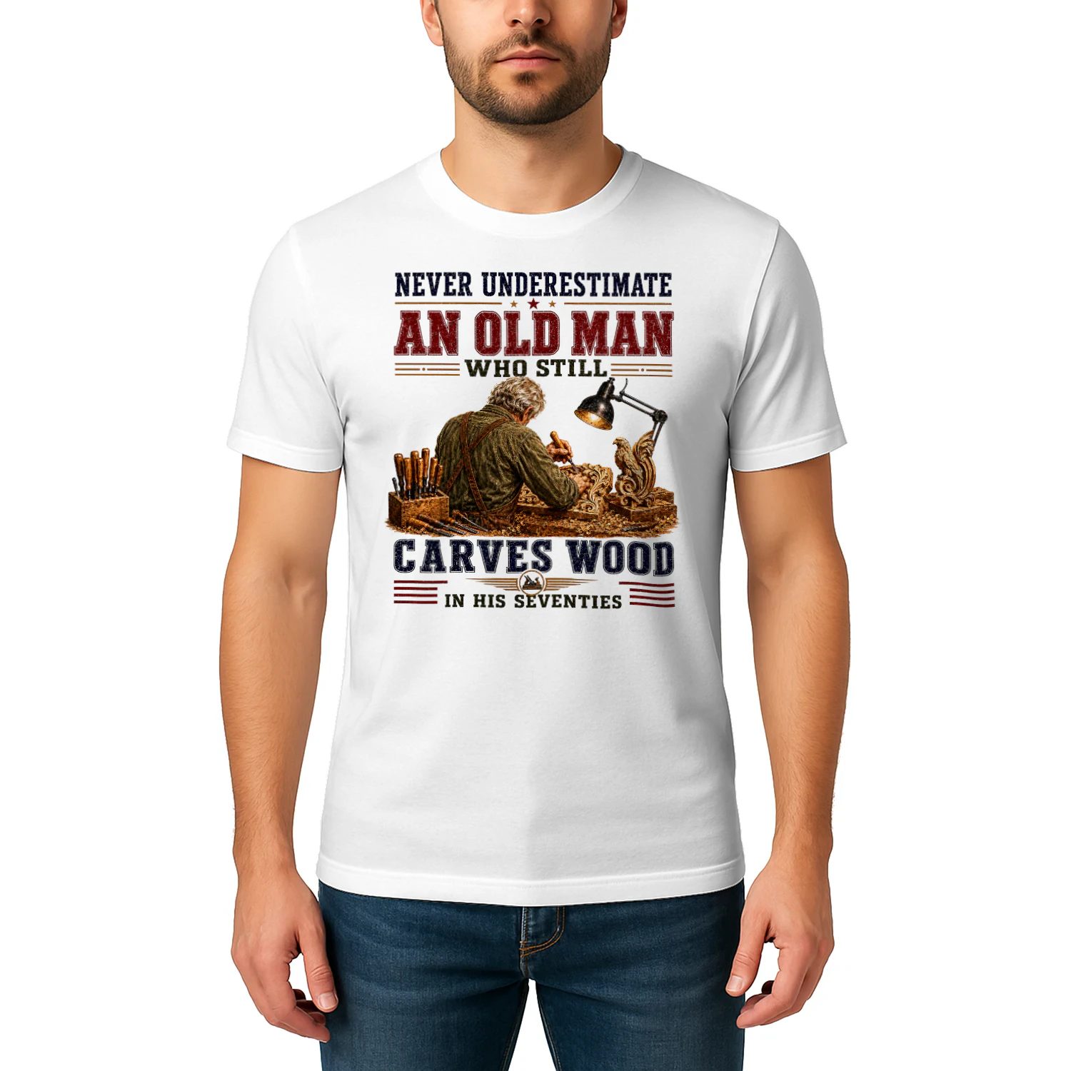 Never Underestimate An Old Man Who Still Carves Wood In His Seventies