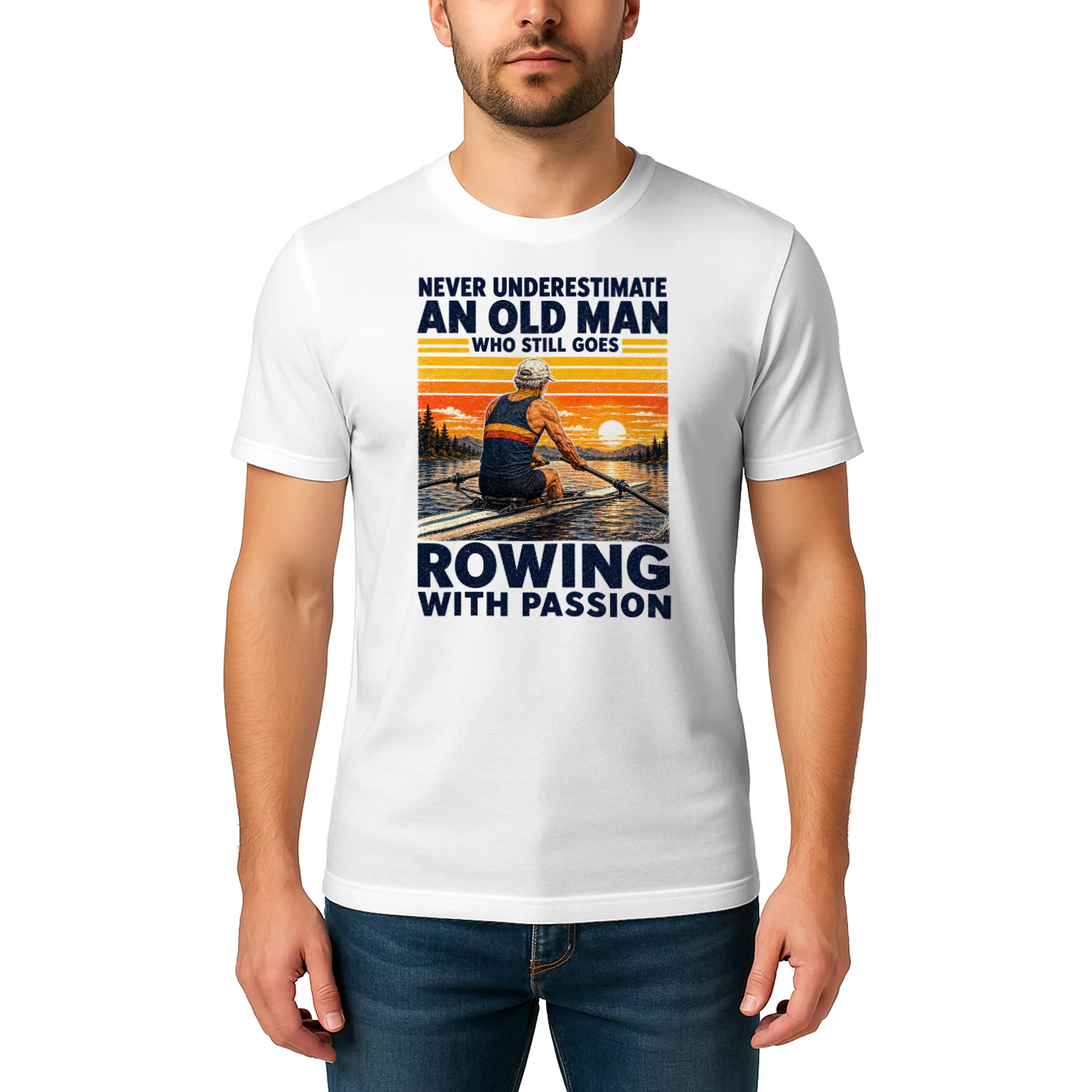 TEU1032 Man Rowing