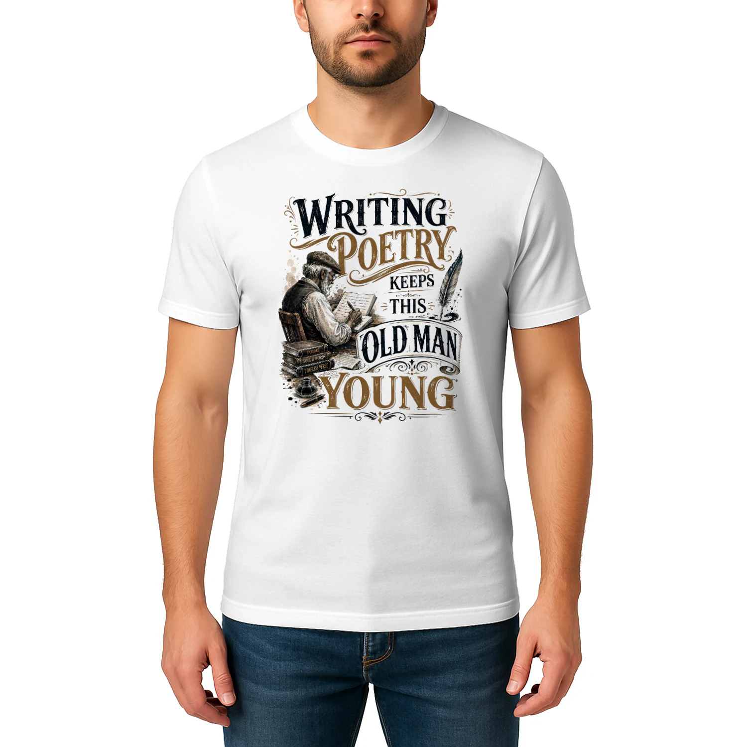 TEU0340 Writing Poetry Keeps This Old Man Young