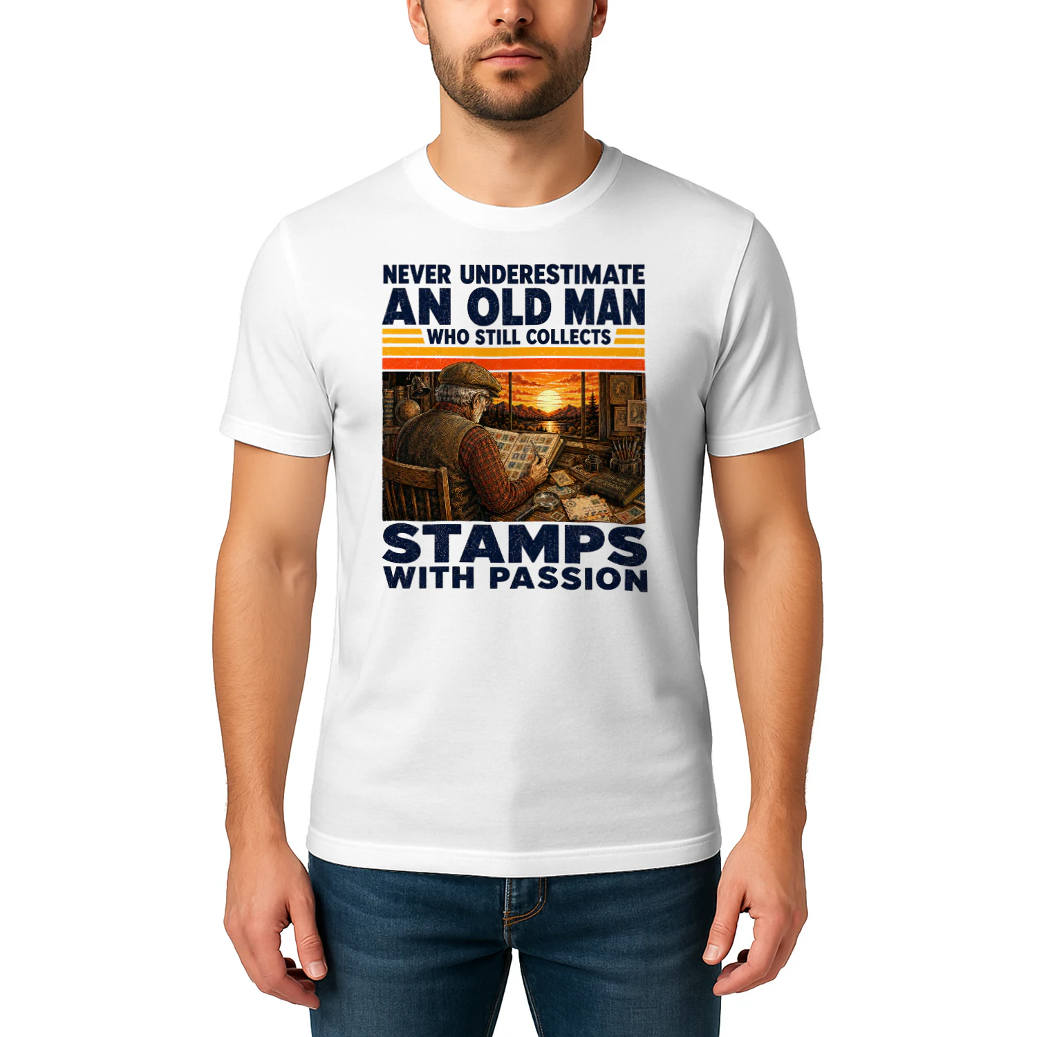 TEU1156 Man Stamps