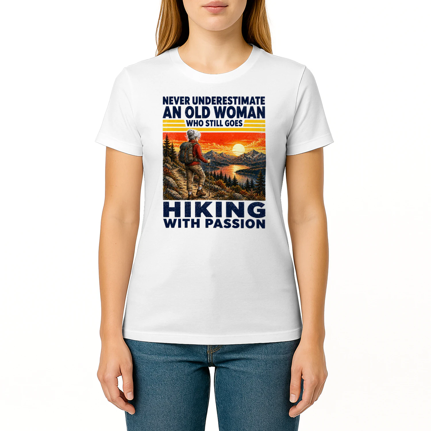 TEU1063 Woman Hiking