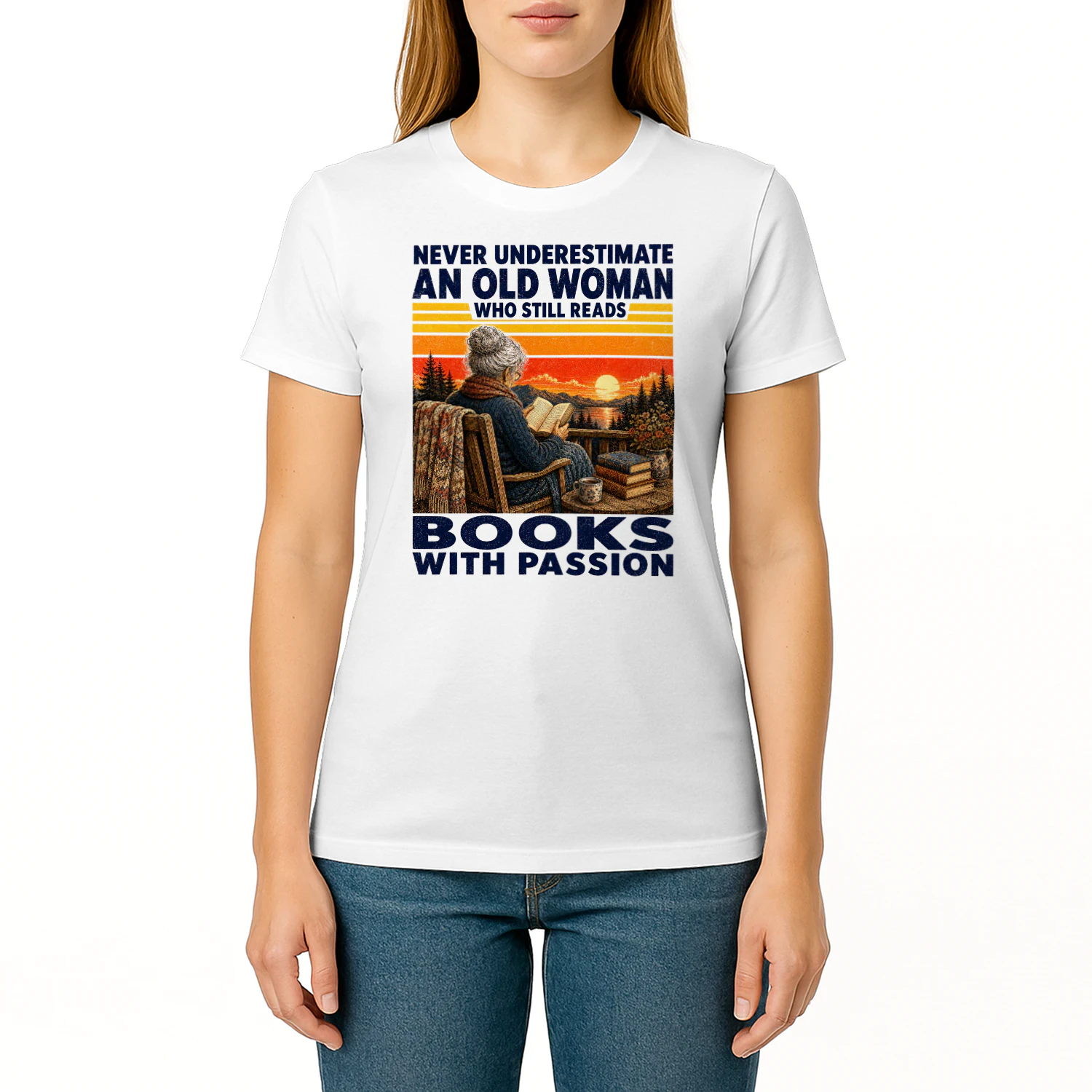 TEU1043 Woman Books