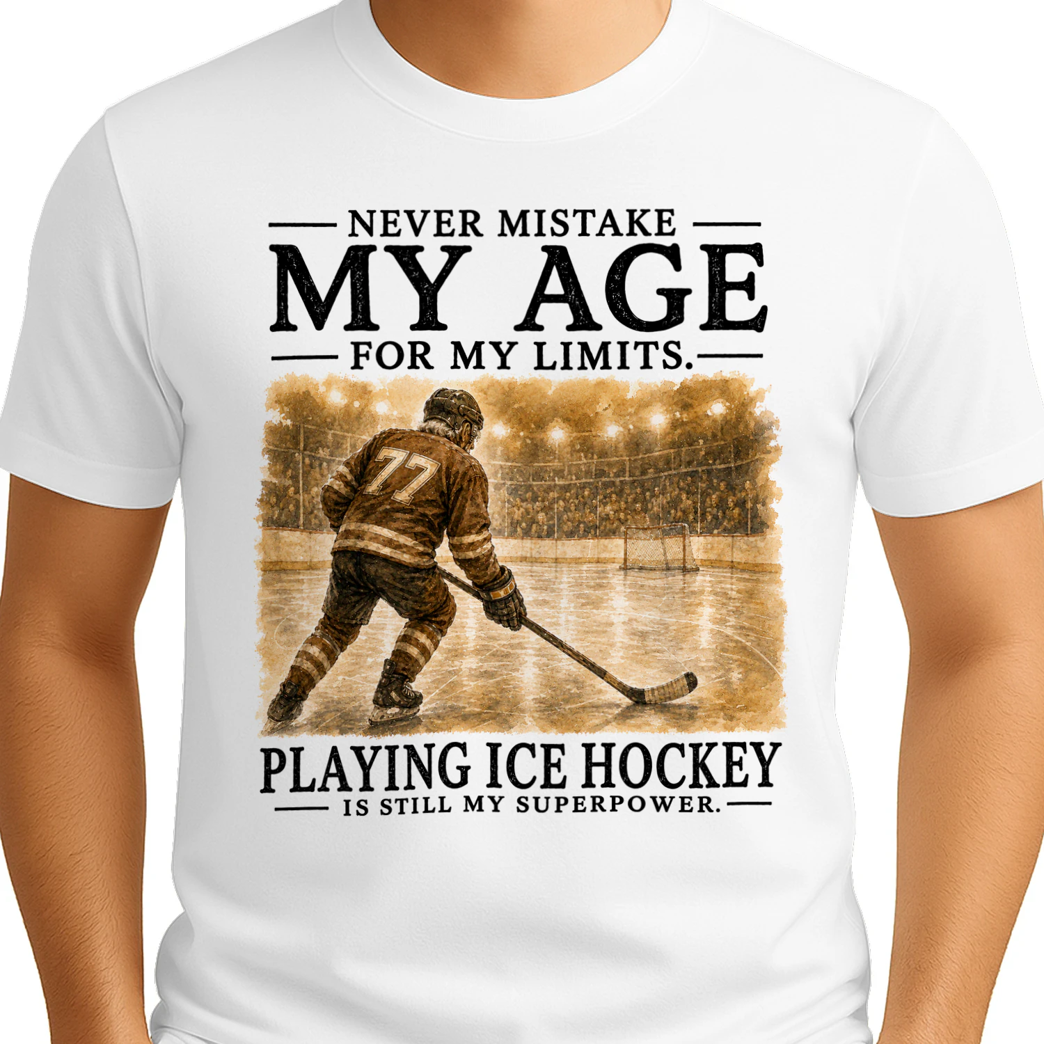 TEU0594 PLAYING ICE HOCKEY