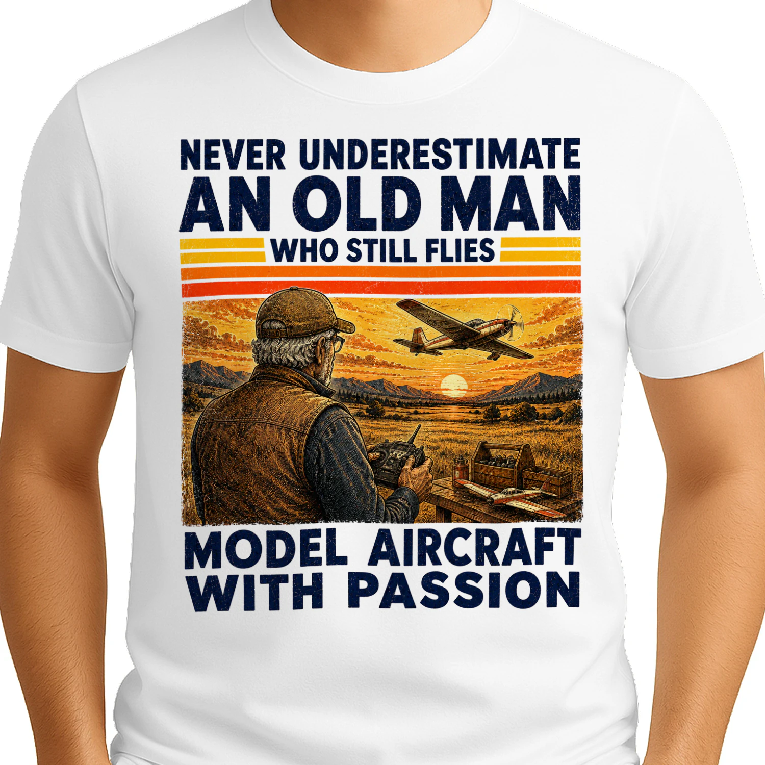 TEU1135 Man Flies Model Aircraft