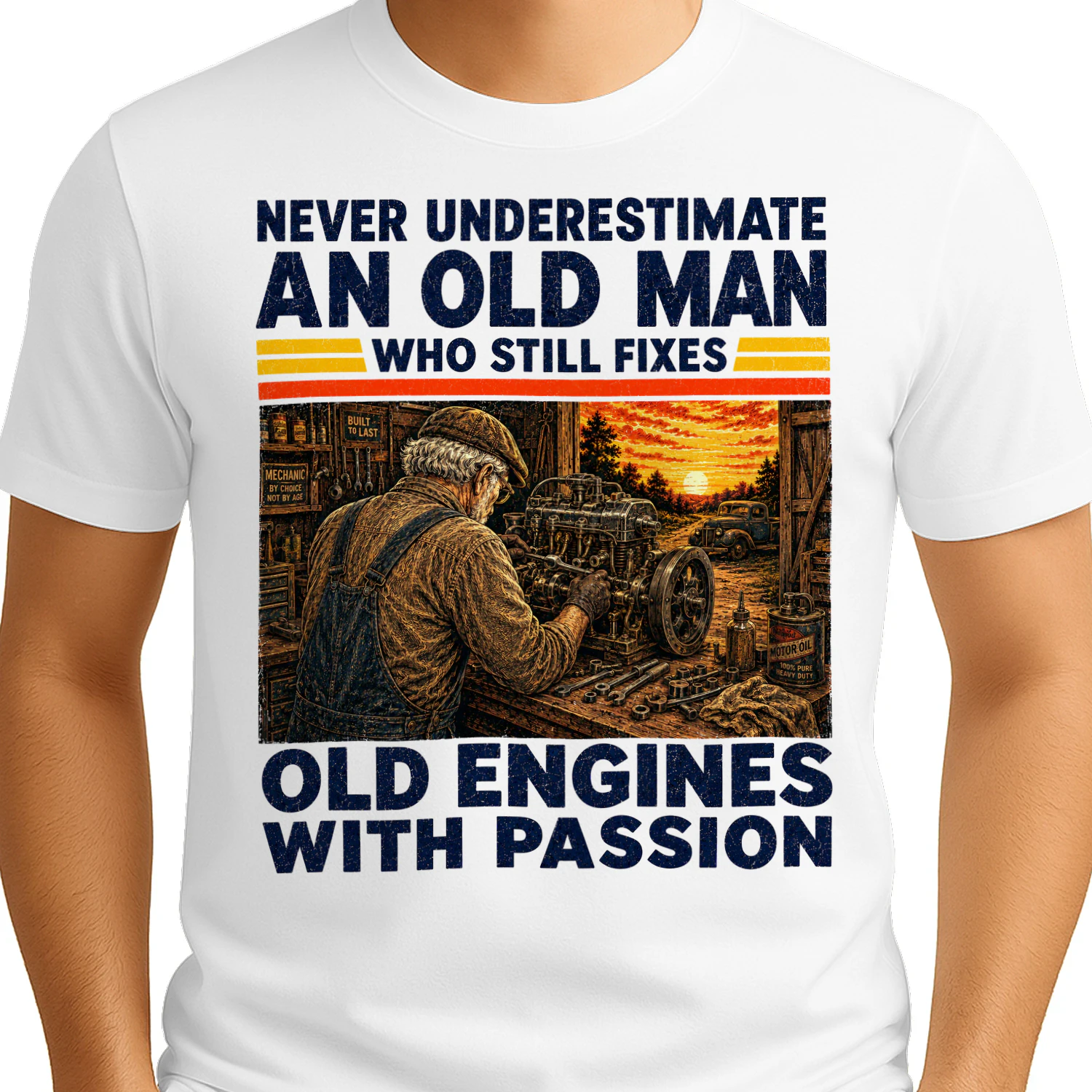 TEU1149 Man Old Engines
