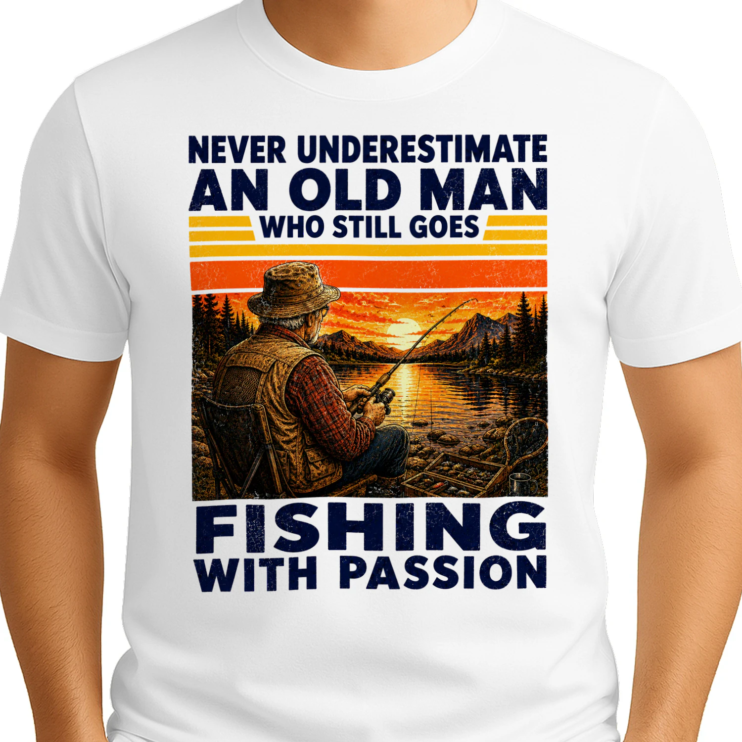 TEU1134 Man Fishing