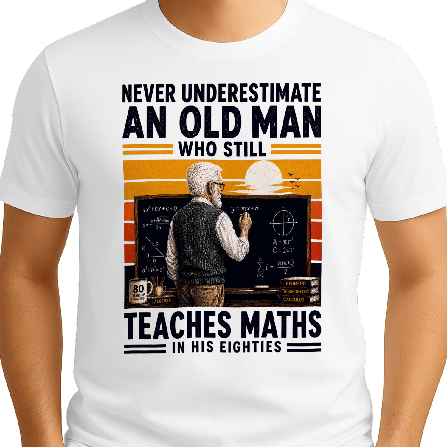 TEU0627 Teaches Maths In His Eighties