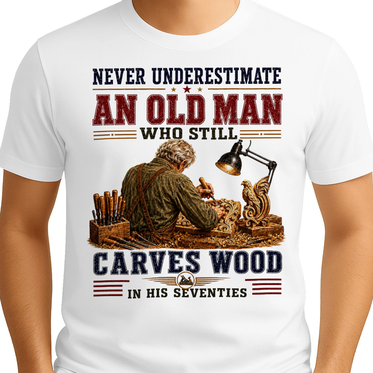 Never Underestimate An Old Man Who Still Carves Wood In His Seventies