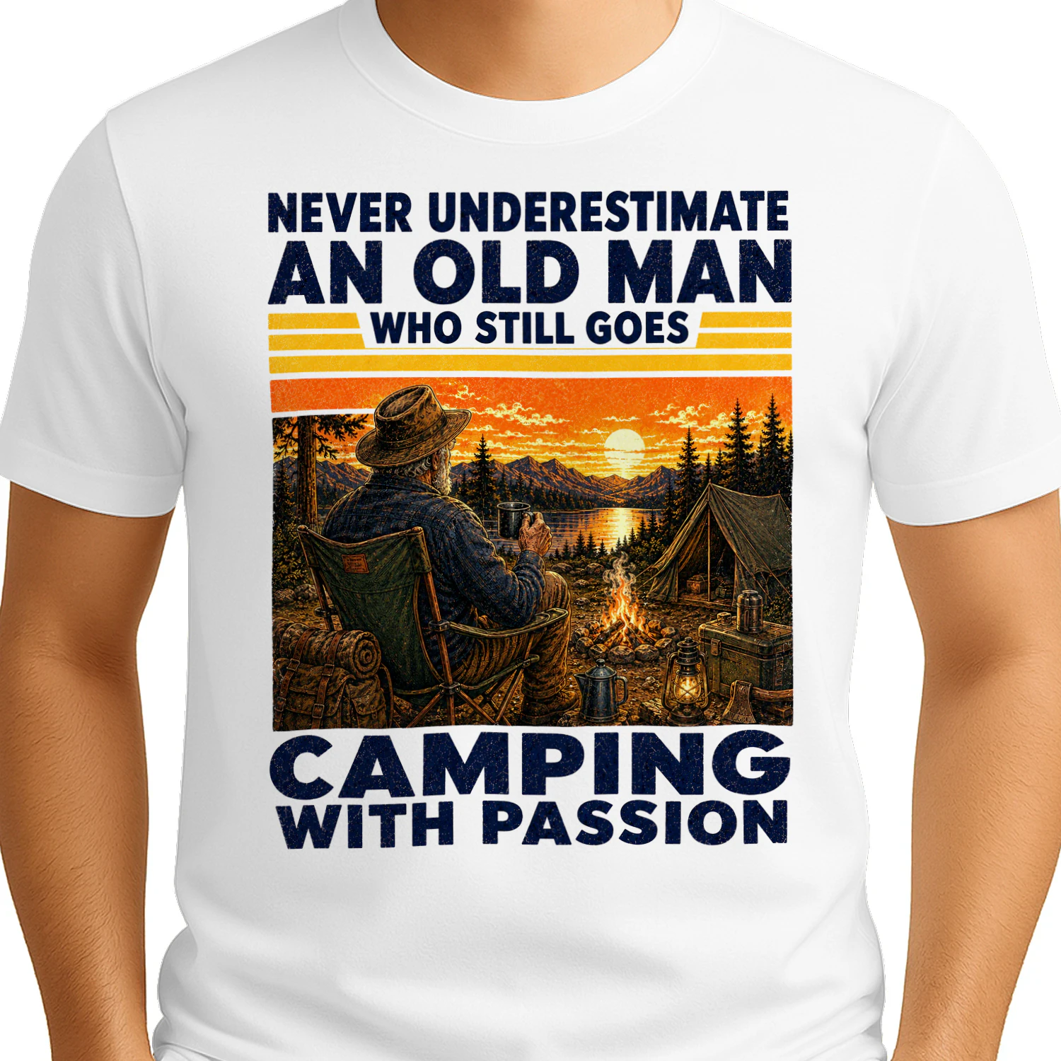 TEU1124 Man Camping