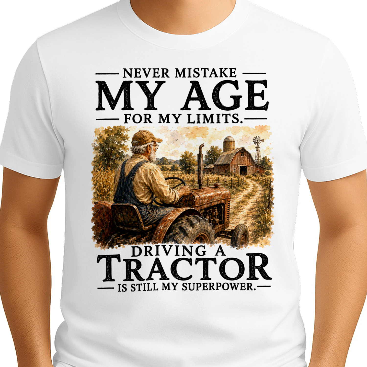 TEU0586 My Age - Driving A Tractor