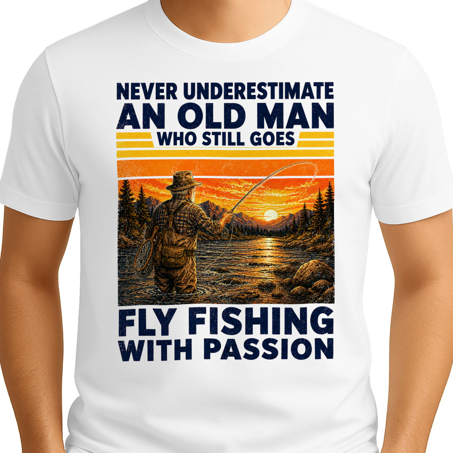 TEU1136 Man Fly Fishing