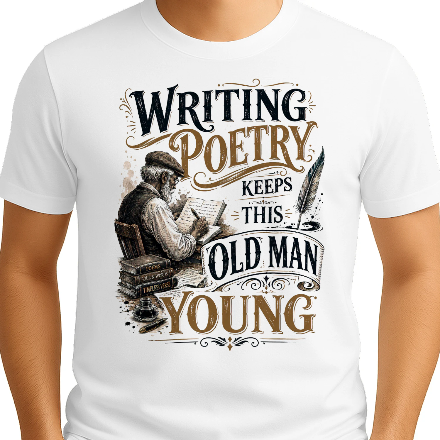 TEU0340 Writing Poetry Keeps This Old Man Young