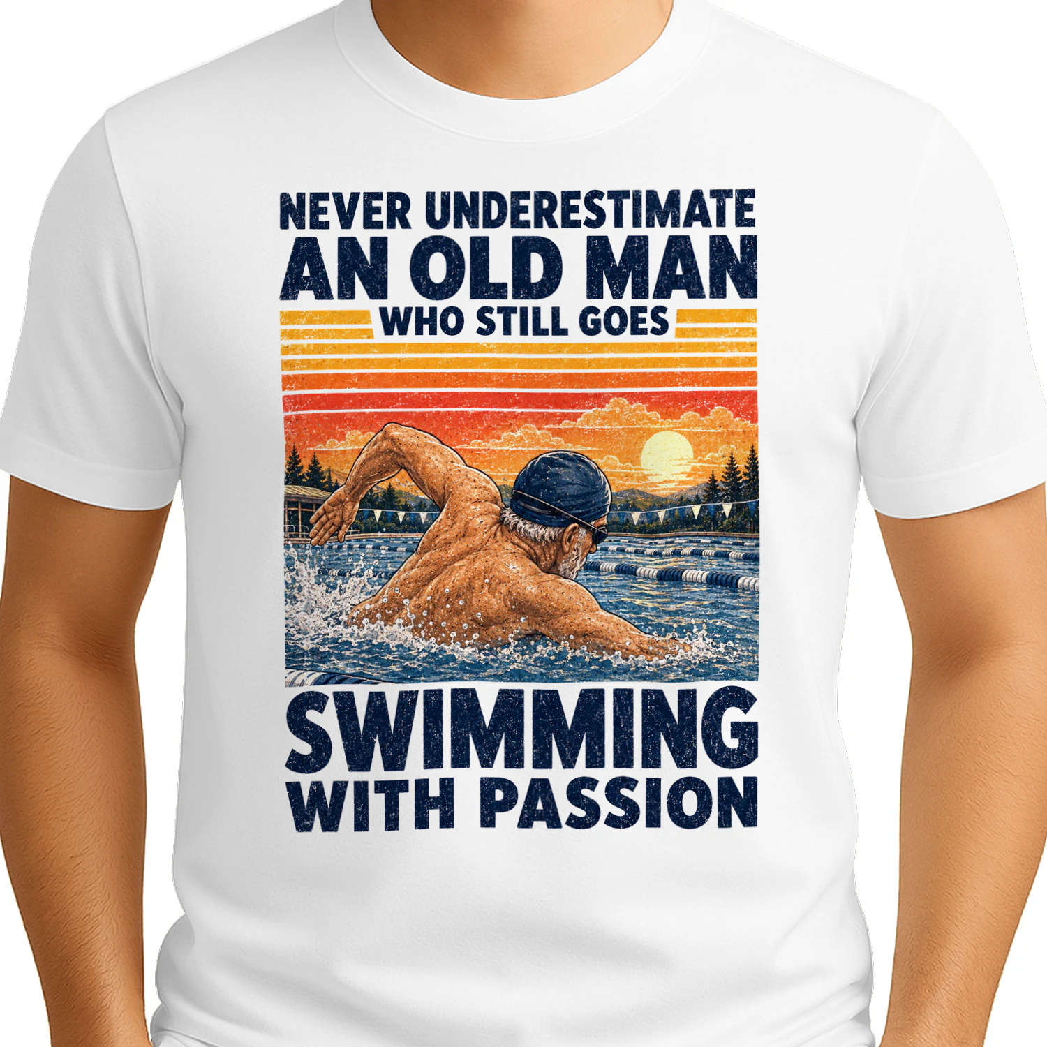 TEU1037 Man Swimming